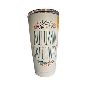 Rae Dunn AUTUMN GREETINGS - Insulated Stainless Steel Travel Tumbler NWT